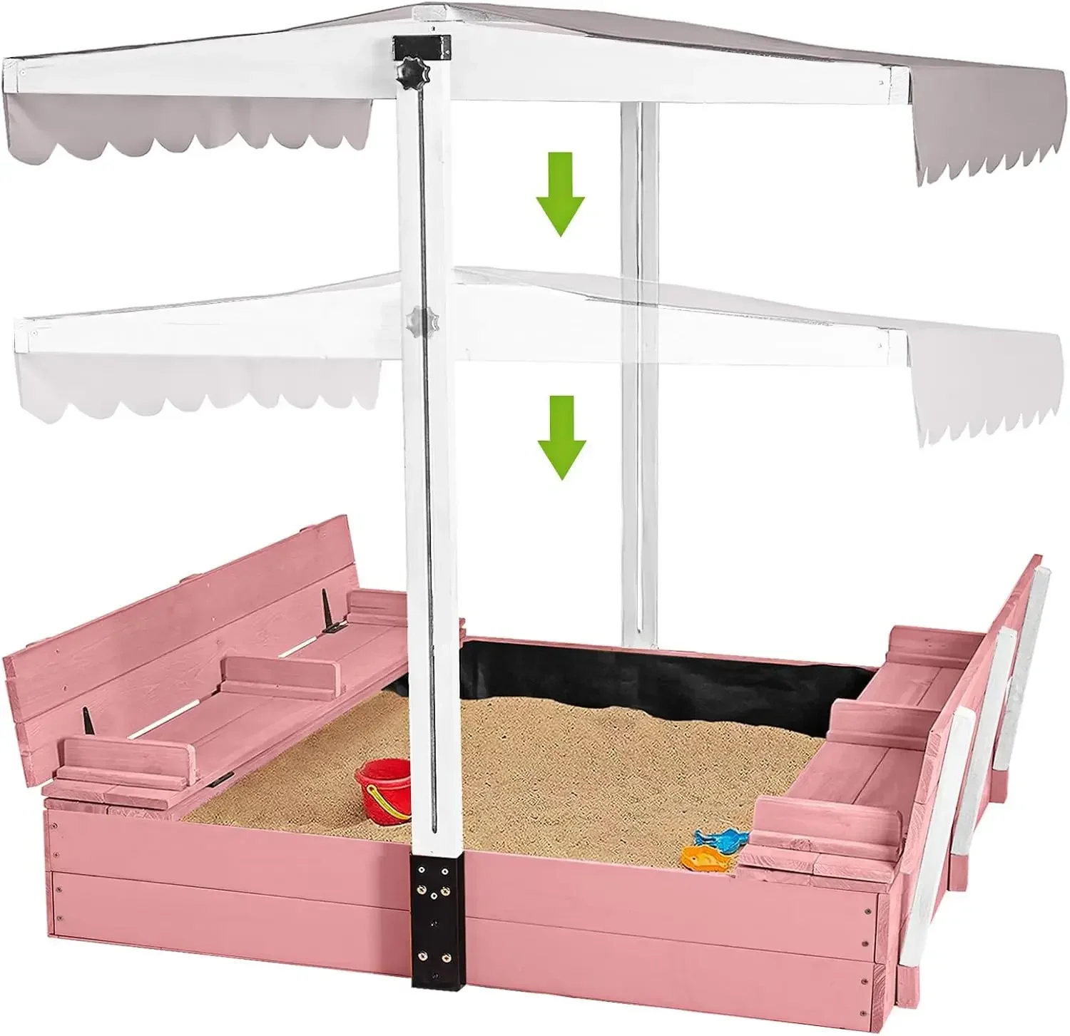 Kids Outdoor Bench - Çocuklar için Ahşap Açık Hava Kum