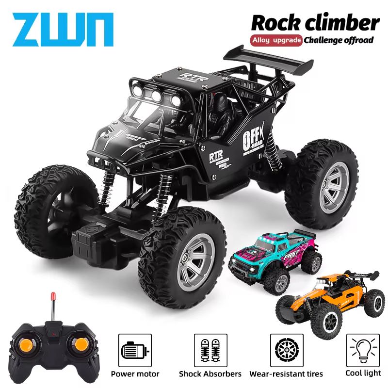 Kids Outdoor Climbing Equipment - ZWN 1:16/1:20 2.4G Model RC Araba