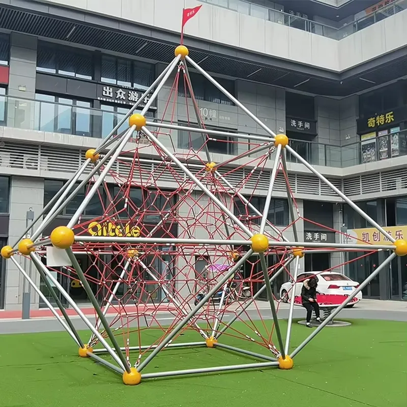 Kids Outdoor Climbing Dome - Çocuk Oyun Alanı Plastik Tırmanma Ağı