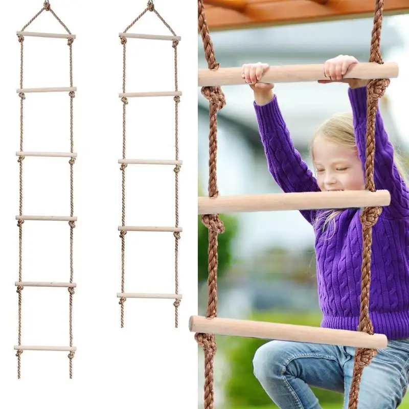 Çocuklar ahşap merdiven açık a - Kids Outdoor Climbing Equipment incelemesi ve fiyatı
