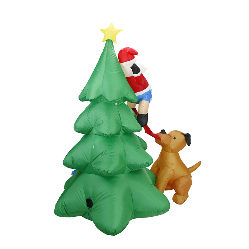 6.5ft Şişme Noel Baba Köpekle  - Kids Outdoor Play Equipment incelemesi ve fiyatı